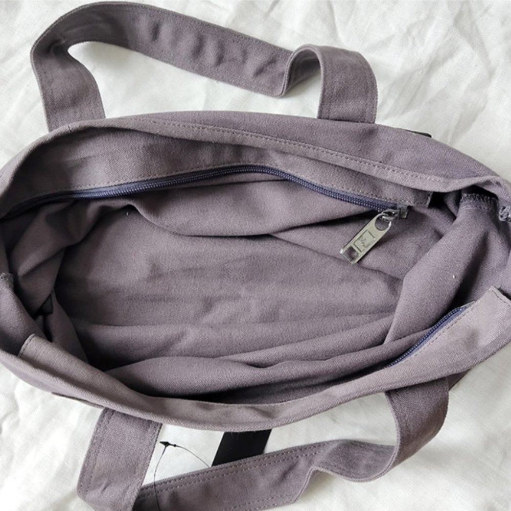 COPY - Marc Jacobs Zipped Canvas Tote - Washed Gray never used brand new no tags - Picture 4 of 7